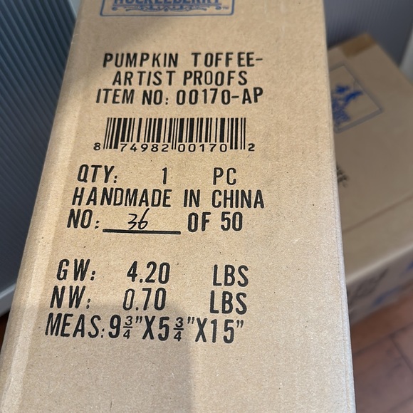 2009 Comiccon Artist Proof Toffee Doll Pumpkin 36/50 - Picture 10 of 10